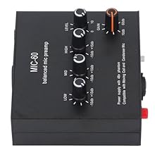 Multi-interface design: Features 3.5 mm, 6.5 mm and XLR inputs and outputs for compatibility with different microphones and devices. [PHANTOM VOLTAGE OPTION] Integrated 48V phantom power for professional condenser microphones with XLR interface to im...
