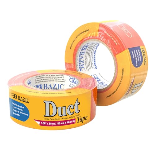 Image of BAZIC 1.88 inch X 60 Yards Red Duct Tape