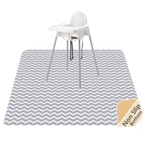 Tapis anti-éclaboussures de chaise haute idéal pour les repas au salon