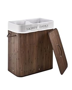 Juskys Curly Wäschekorb 100L Zweigeteilt