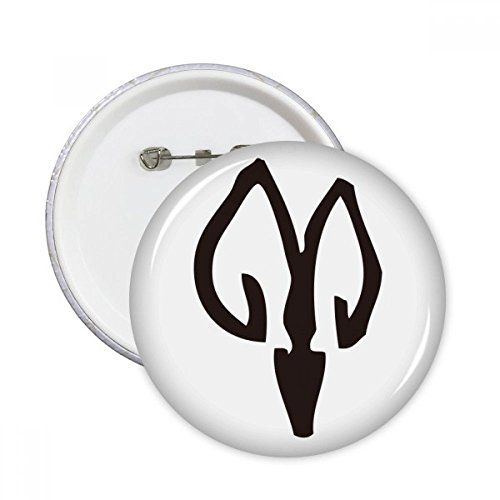 Badge bouton zodiaque chinois cadeaux originaux de 5 pièces de badges de vêtements