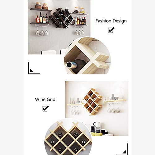 Soporte Moderno para Botellas de Vino con Montaje de Pared miniatura 4