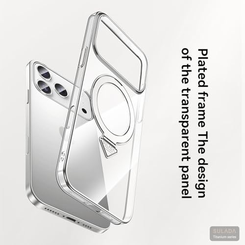 Coque iPhone 17 aimantée transparente rigide noire de protection dos