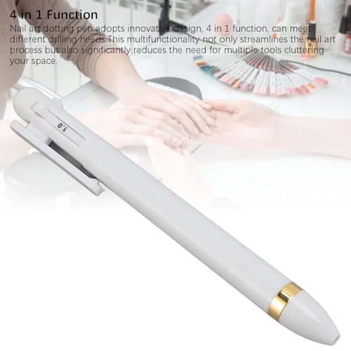 Caneta Pontilhadora de Unhas, Ferramentas Compactas de Pontilhamento para Arte Em Unhas Com Função 4
