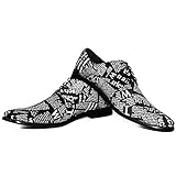  Modello Papirello - EU 40 - US 7 - UK 6-25,5 cm - Handgemachtes Italienisch Bunte Herrenschuhe Lederschuhe Herren Schwarz Oxfords Abendschuhe Schnürhalbschuhe - Rindsleder Wildleder - Schnüren