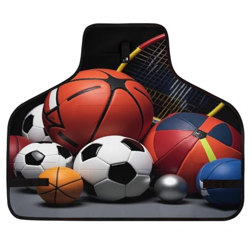 Delantal deportivo unisex con múltiples bolsillos y ajuste miniatura 1