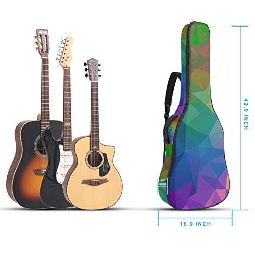 Housse de transport étanche pour guitare avec bandoulière réglable Motif cœur, Multicolore 06, 42.9×16.9×4.7 in… - Les Beatles, Paul McCartney, John Lennon, RIngo Starr, George Harrison Housse de transport étanche pour guitare avec bandoulière réglable Motif cœur, Multicolore 06, 42.9x16.9x4.7 in… – Image 6