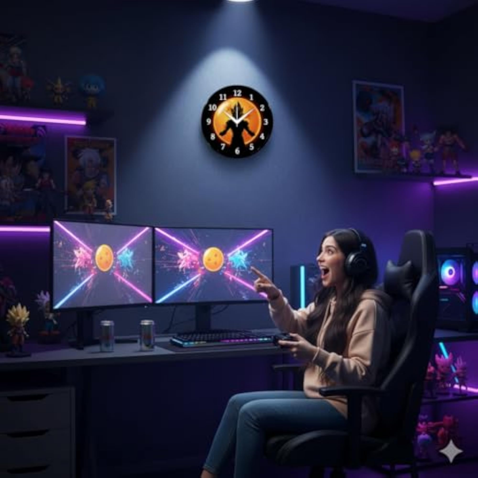 Anime Dragon Ball Z Wall Clock for Home & Office
