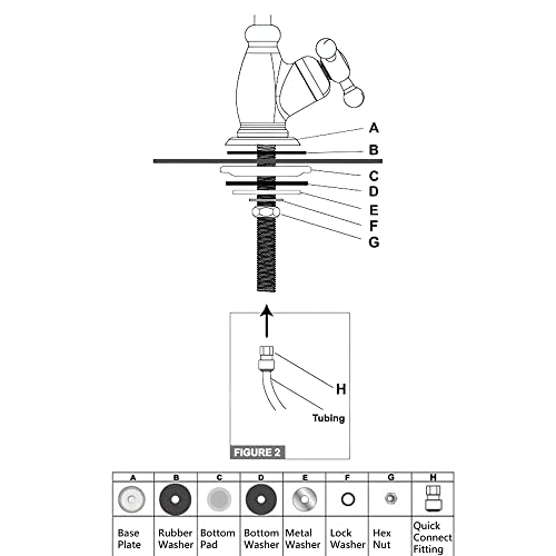 Puroflo Chrome Reverse Osmosis Faucet, Nsf Certified Lead-Free Drinking Water Faucet For Under Sink Water Filtration System And Ro System, Non-Air Gap Chrome Ro Faucet, Filtered Water Faucet Flr-575Cp #TOP7