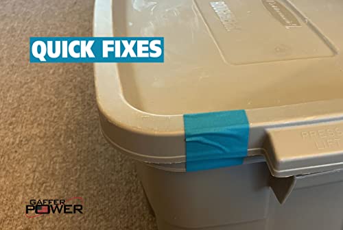 Gaffer Power Gaffers Tape 2 Inch | Aqua Teal | USA Made Quality | Leaves No Residue