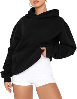 BETTE BOUTIK Womens Oversized Sweatshirts Fleece Hoodies Long Sleeve Shirts Pullover Fall Clothes with Pocket