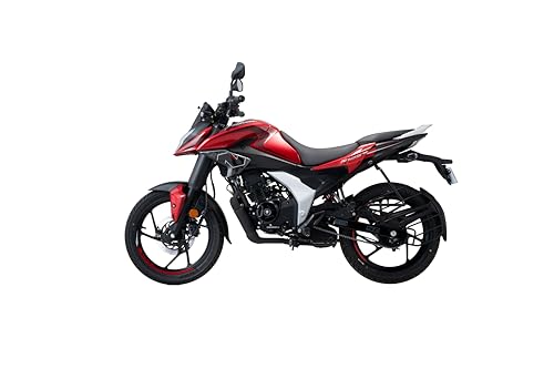 Image of Bajaj Pulsar N 125 Led Disc Bt Motorcycle /Motorbike - Ebony Black Cocktail Wine Red - Ex-Showroom