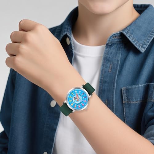 Blisshour Kids Watch - Analog Watches for Kid - Astronaut for Boys Girls Ages 7-10, 8-12, Learning Time Teaching Tool4