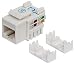 Produktbild Intellinet 210591 Keystone Jack Cat6 Punch-down UTP weiß