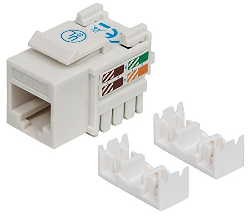 Preisvergleich Produktbild Intellinet 210591 Keystone Jack Cat6 Punch-down UTP weiß