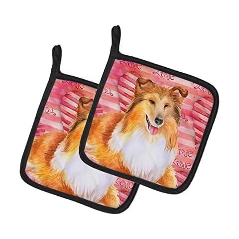 Caroline's Treasures Sheltie Love Pot Holders Cover