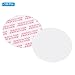 PATIKIL 40mm/1.56inch Foam Lid Liner, 100Pcs PS Foam Resistant Tamper Pressure Sensitive Seal for Bottle Cap Liners Seals, White Red