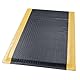 tonchean Anti-Ermüdungsmatte 92 x 152 cm Arbeitsplatzmatte Ergonomische Arbeitsmatte PVC Schaum Fußmatten für Garagenwerkbank, Schwarz-Gelb