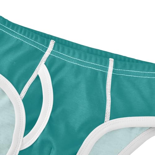 ODAWA Underwear Boxer Briefs Teal Boys' Underwear Boys Boxer Briefs Size 54