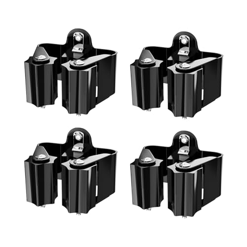 3-H Mop and Broom Holder Wall Mount 4 pack, Broom