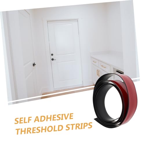Joint de porte plat autocollante et coupe ajustable pour transition sol