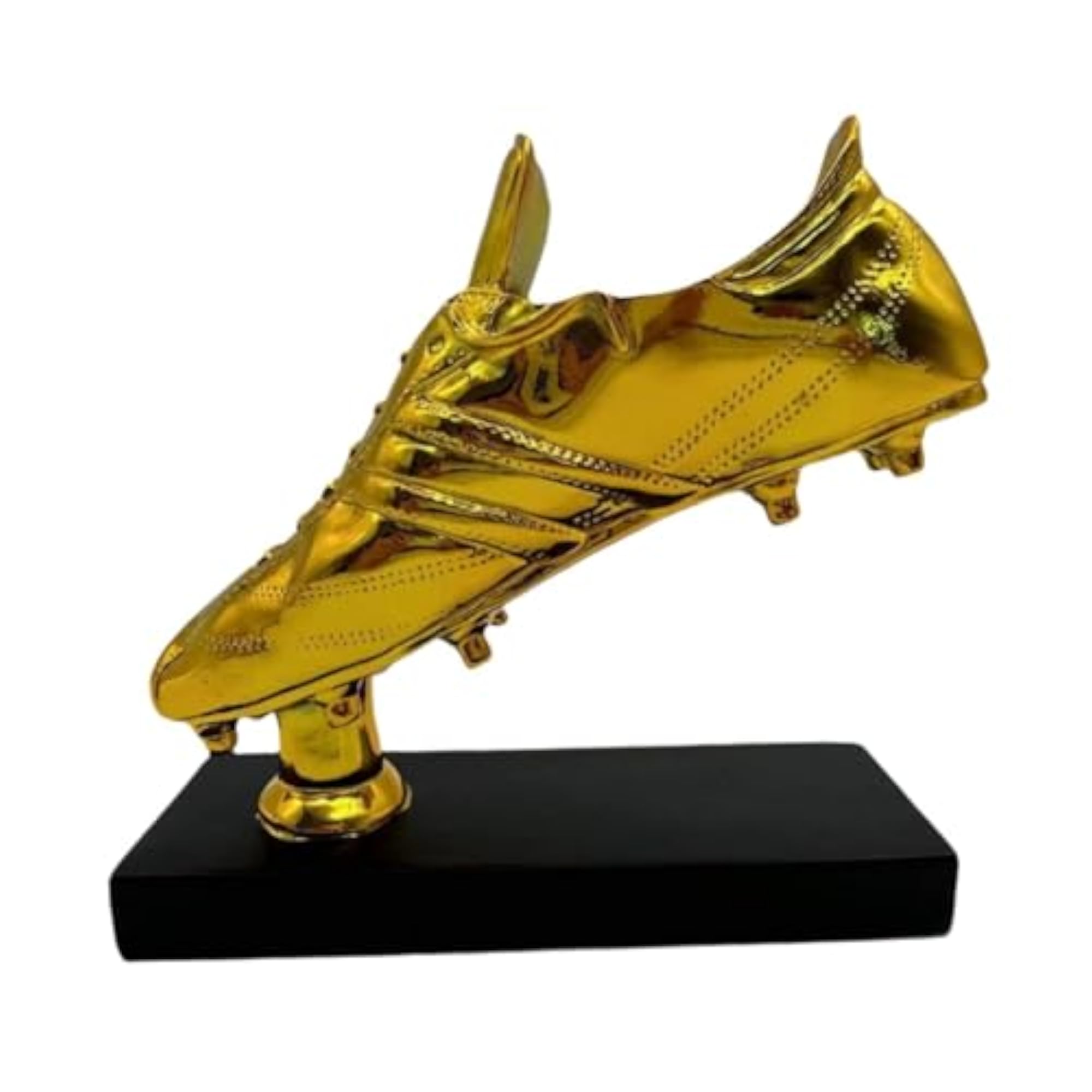 Golden Boot Soccer Trophy Statue for Office Home Decor