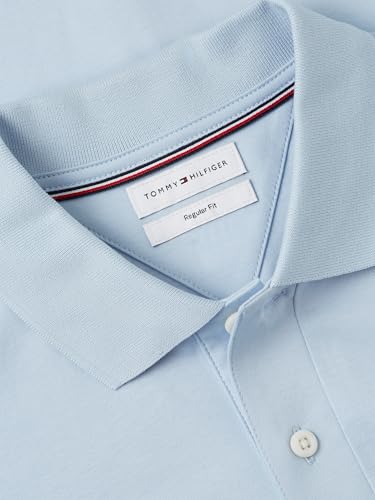 Image of Tommy Hilfiger Mens Short Sleeve Casual Polo Shirts in Regular Fit with Liquid Cotton