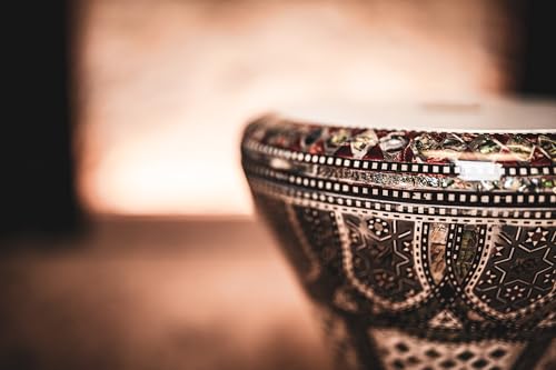 Meinl Percussion Artisan Series Doumbek - Große Handtrommel - Synthetisches Fell - Durchmesser 8,75 Zoll - Aluminium, Blue Pearl (AEED3)