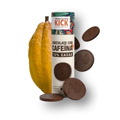 KICK – 70% Dark Chocolate Energy Bites with Caffeine (16