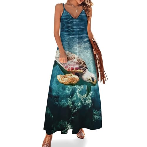 Robe longue pour femme ete sans manches legere pour vos voyages et sorties plage