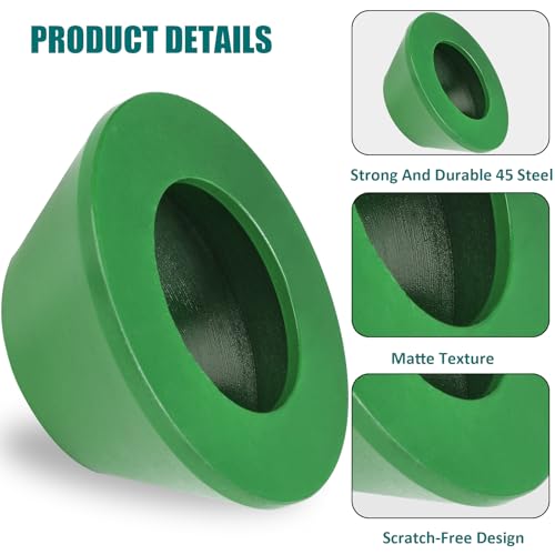 Image of Manual Tire Wheel Changer Centering Cone,Upgrade Wheel Adapter Cone for 1.67 inch Diameter Center Post Car Truck,Fit Up to 2.9 inch Hub Opening,Wheel Fitment Tool for Most Passenger Car Truck(Green)