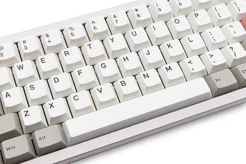 Image of KEEBMONKEY WOBKEY Zen 65 65% Quick Release Wireless Mechanical Keyboard with RGB, CNC Aluminum Case, Hot-Swappable, VIA Support, BT /2.4G /USB-C Gaming Keyboard for Mac /Windows (Ultra Warm Silver)