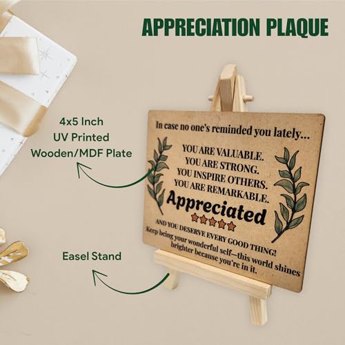 tinydabba Wooden Inspirational Desk Plaque with Easel by tinydabba - 5