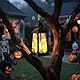 3 Stück Halloween Deko Kürbis Laterne, Halloween Herbstdeko Innen Outdoor mit LED Kürbis Kerze, Halloweendeko Aesthetic Draußen, Herbst Kerze Gartendeko mit Batterie, Helloween-deko Leuchtend Set