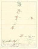 Historic Map : Map of The Windward Islands; Comprising Barbados, St. Vincent, Grenada, Tobago, St....