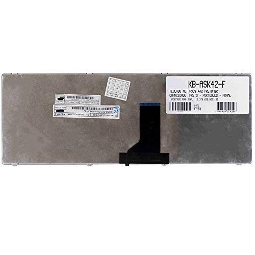 Teclado para Notebook Asus K43e - Preto - Portugues BR - Frame