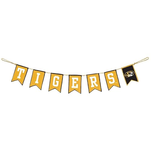 Hanna's Handiworks University Of Missouri Tailgate Banner By Hanna’s – Lightweight Pre-Strung Fabric Decoration For Indoor Or Outdoor Represent Your Ncaa College & Show Team Spirit With Um Fan Décor #TOP13