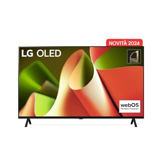 Smart Tv LG OLED 55'', Serie B4 2024, OLED55B46LA, Smart TV 4K, Processore α8, Dolby Vision, Dolby Atmos, 4 HDMI 2.1, Gsync, VRR, ThinQ AI, Wi-Fi, webOS 24, Telecomando puntatore