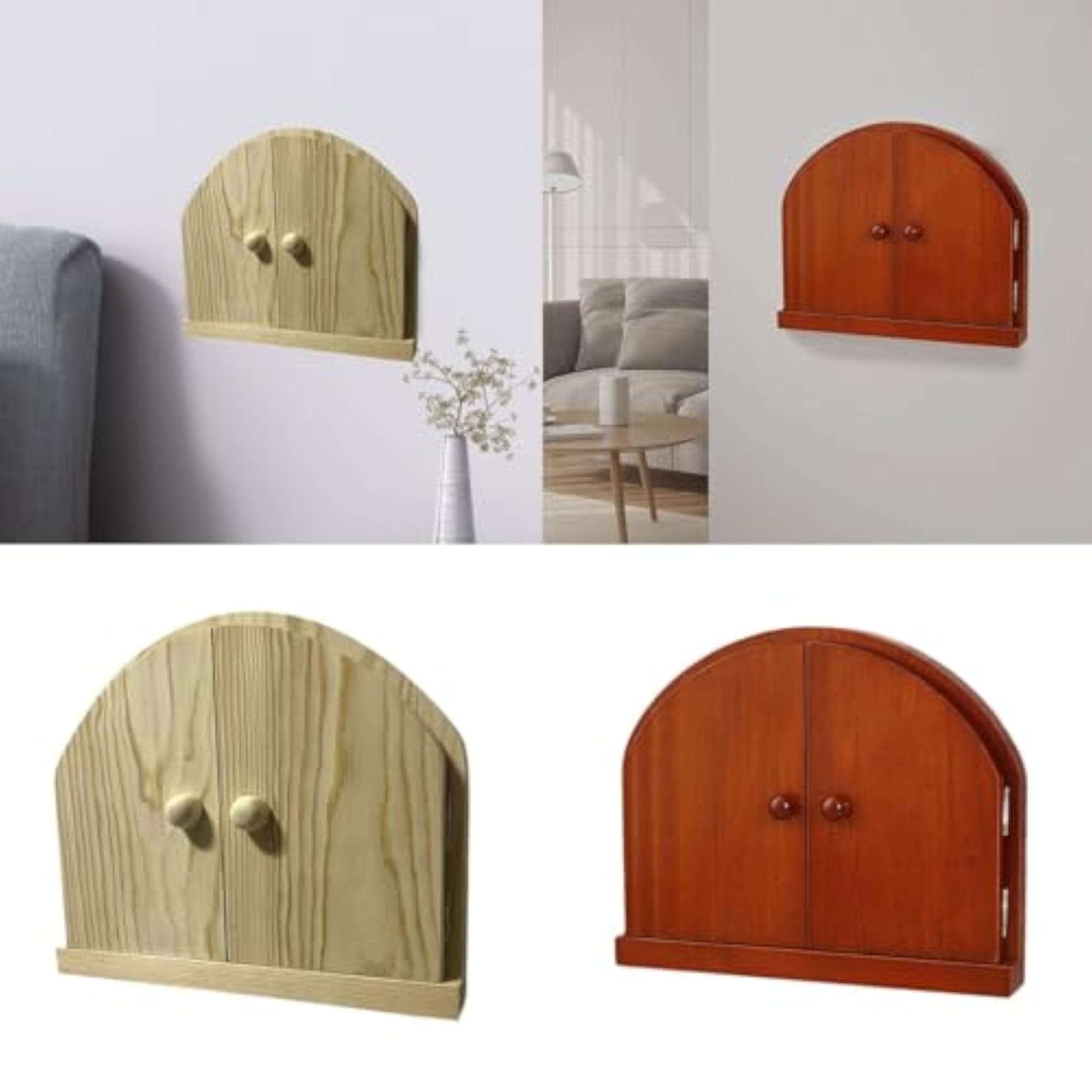 Wood Door Outlet Cover Easy Installation