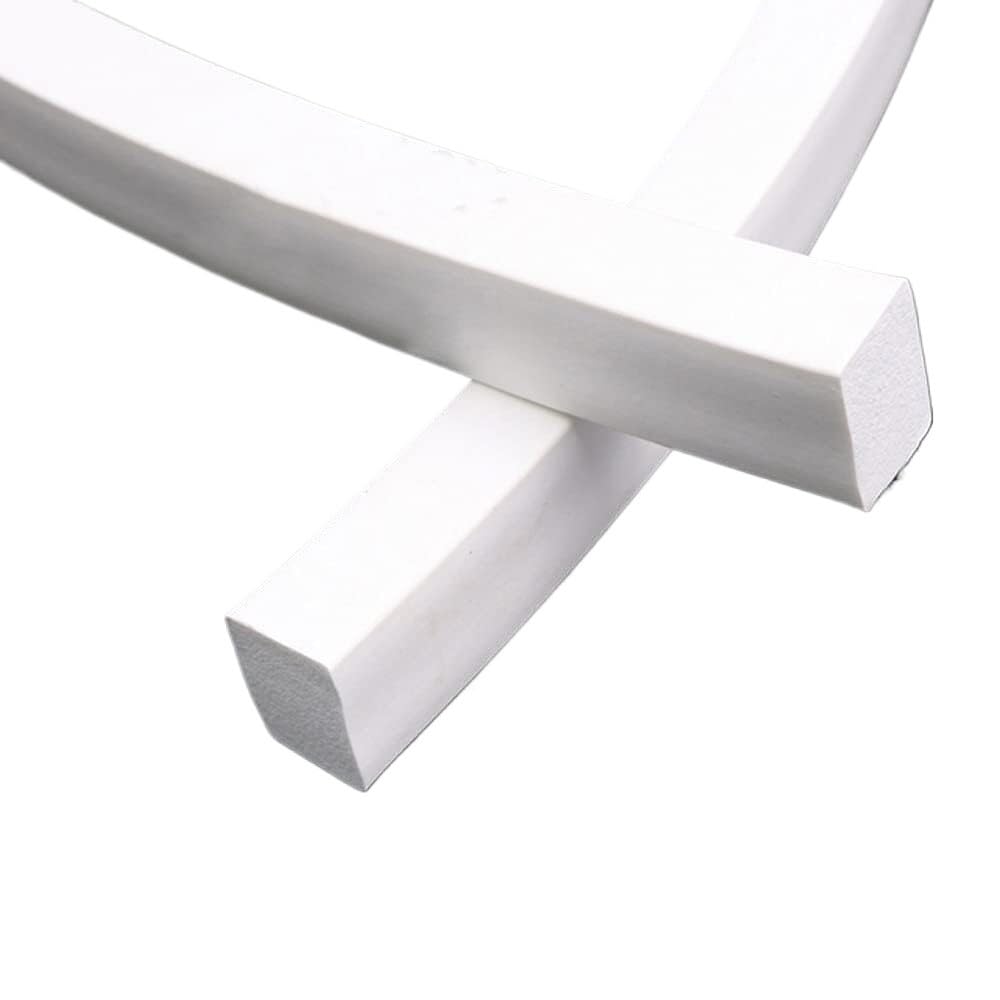 tira del sello de la espuma del silicón, El múltiplo blanco cuadrado de la tira del lacre caucho espuma silicón clasifica 1-5 metros(25 X 25mm,2Meters)