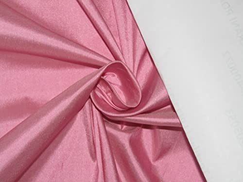Pure soie Rose Dupioni DUP377 tissu au mètre pour rideaux et décoration