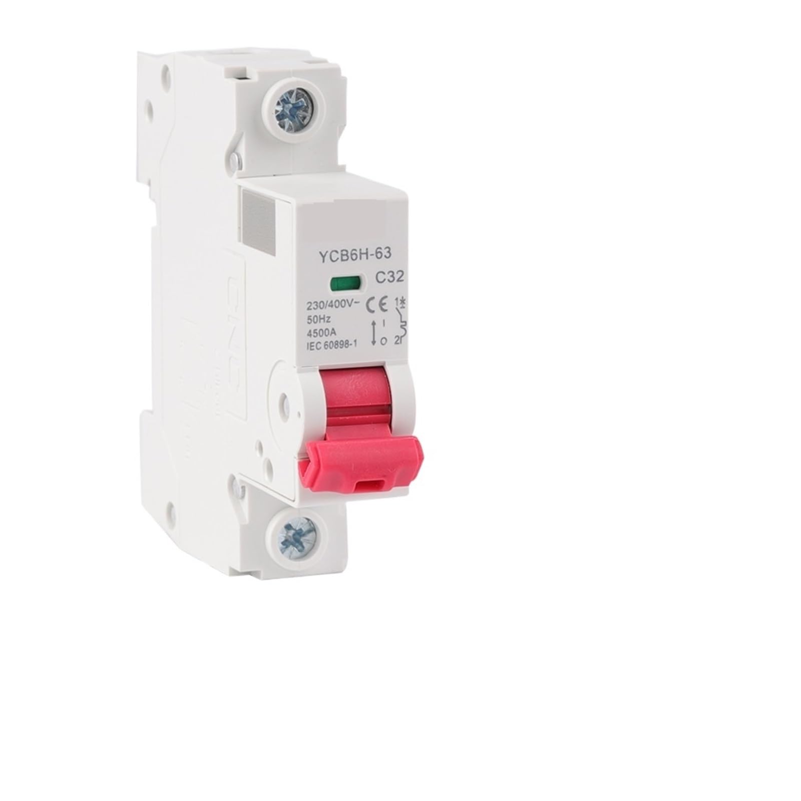 Disjoncteur 1P YCB6H-63 pour stopper les courts-circuits du tableau