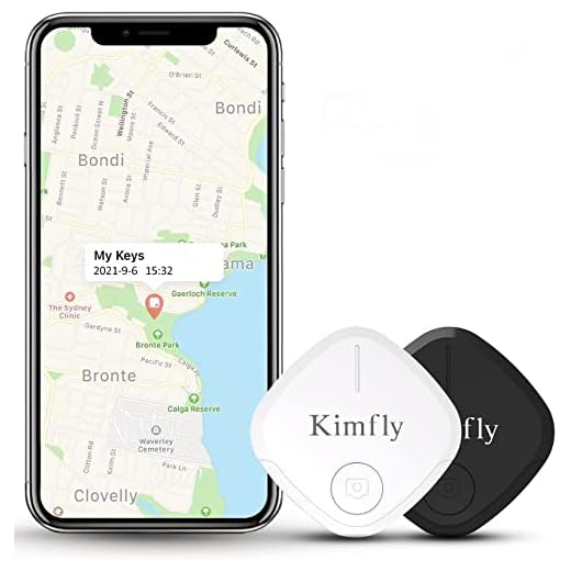 Key Finder Locator with APP, 2 Pack Wireless Item Finder, Ultra Thin Smart Bluetooth Key Tracker for Phones, Key, Wallet, Pets, Bag, Remote