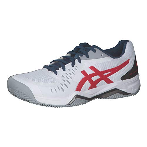 Preisvergleich Produktbild ASICS GEL-CHALLENGER 12 CLAY WEISS ROT 1041A048 117