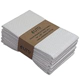 LITO LINEN AND TOWEL Kitchen Towels | 100% Cotton Dish Towels Premium Quality | 18"x28" Pique Weave
