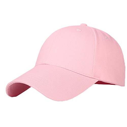 KeepSa Gorra de béisbol Snapback algodón Unisex Ajustable Sombrero Liso para Hombres y Mujeres Muchos Colores