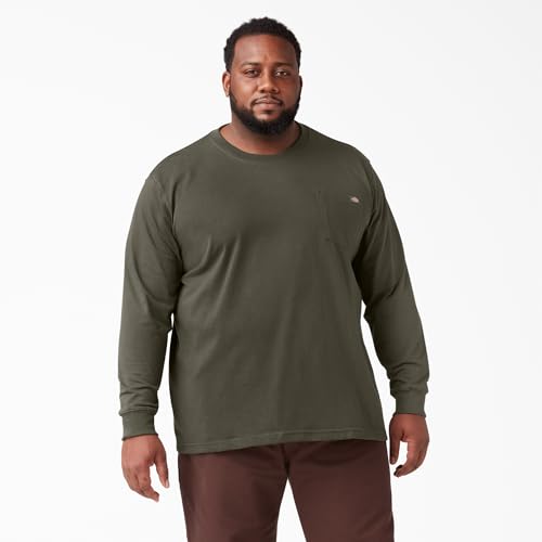 Image of Dickies Men's Big and Tall Long Sleeve Heavyweight Crew Neck