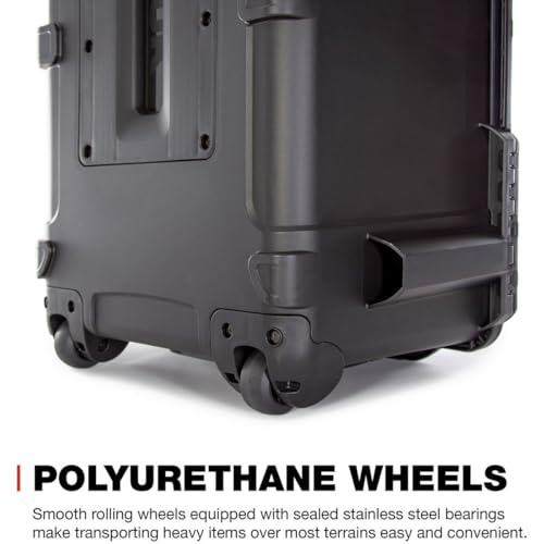 Image of Nanuk 965-1001 965 Waterproof Hard Case with Wheels and Foam Insert - Black