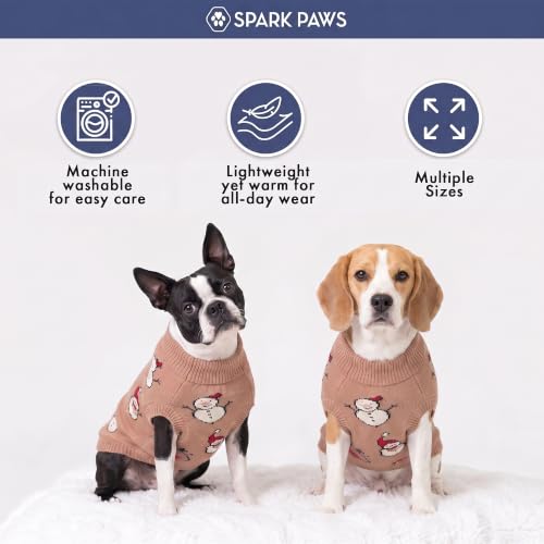 Image of Spark Paws ChristmasKnit Dog Sweater - Winter Dog Clothes, Small Medium Large
