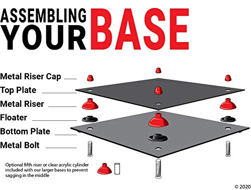 Better Display Cases Clear Acrylic Football Helmet Display Case With Gold Risers (A002-Gr) #TOP3